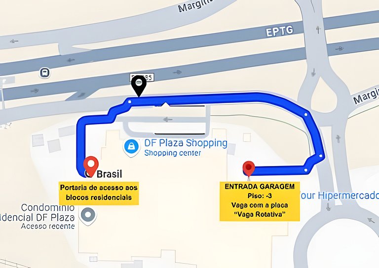 Apto Alto padrão com lazer completo no DF Plaza