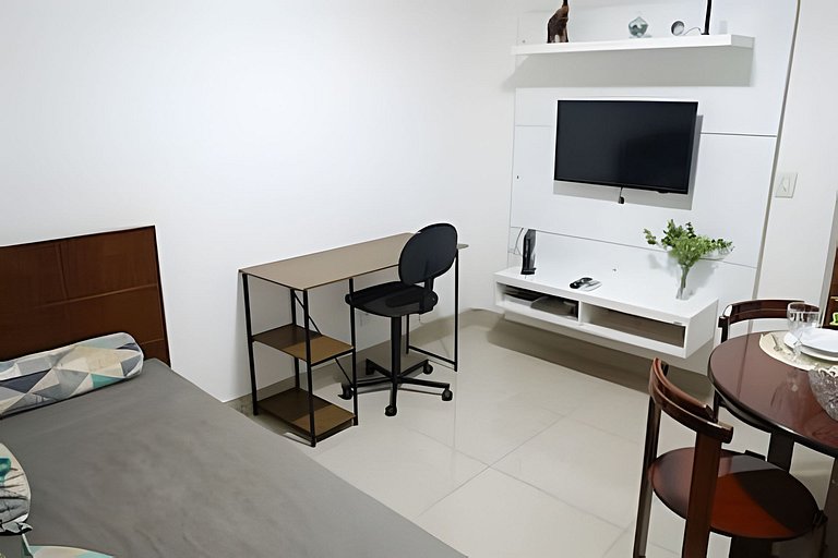 Studio equipado e bem localizado no sudoeste
