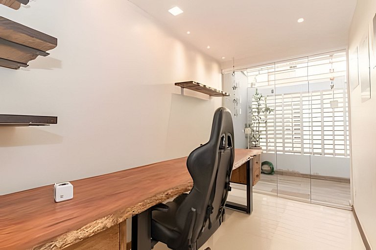 Studio espaçoso e decorado no sudoeste