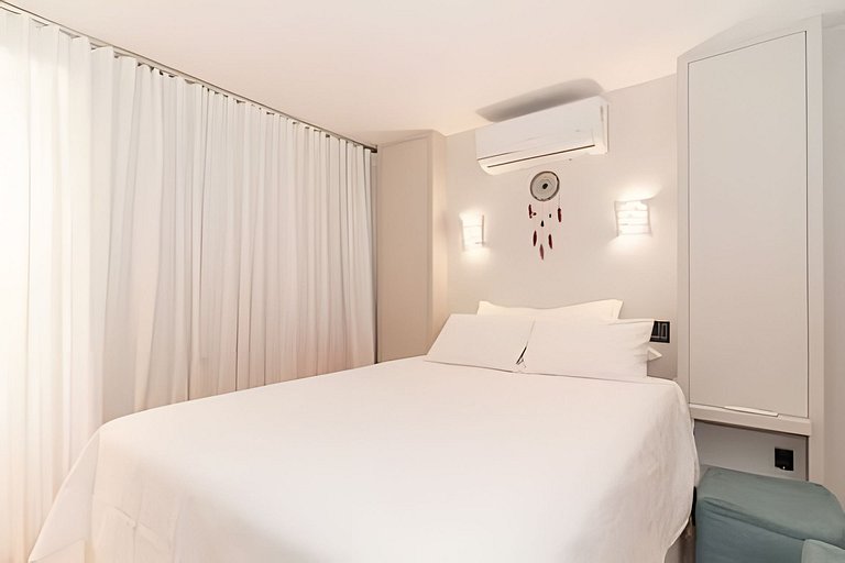 Studio espaçoso e decorado no sudoeste