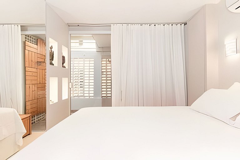 Studio espaçoso e decorado no sudoeste