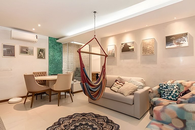 Studio espaçoso e decorado no sudoeste