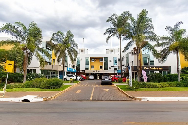 Studio espaçoso e decorado no sudoeste