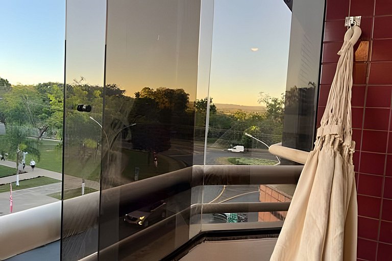 Recanto urbano ao lado do parque Olhos D’Água