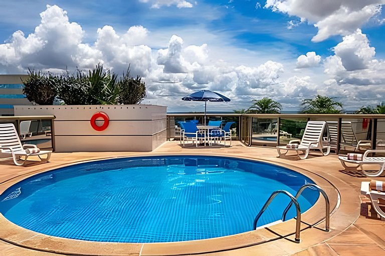 Flat espetacular no Hotel Brasil 21 Suites