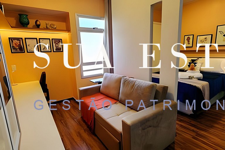 Studio completo na 912 Norte | Categoria Hotelaria