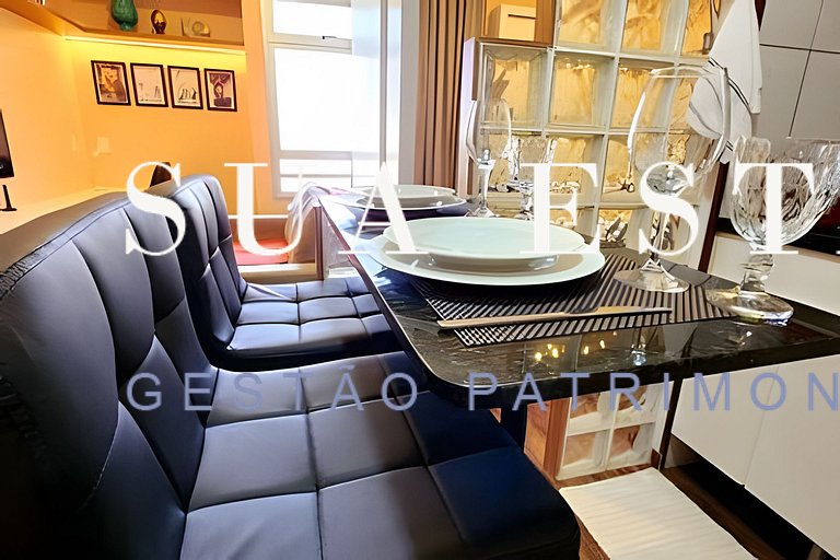 Studio completo na 912 Norte | Categoria Hotelaria