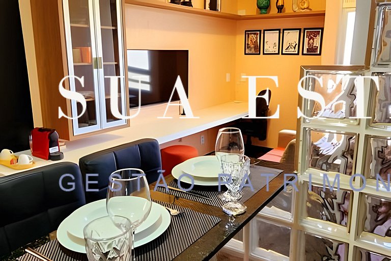 Studio completo na 912 Norte | Categoria Hotelaria