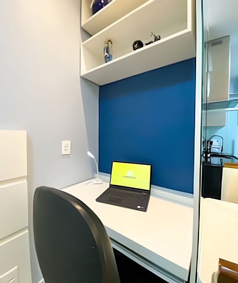 Studio autêntico e completo na Asa Norte