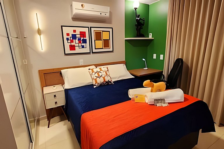 Studio incrível e completo no DF Plaza Shopping