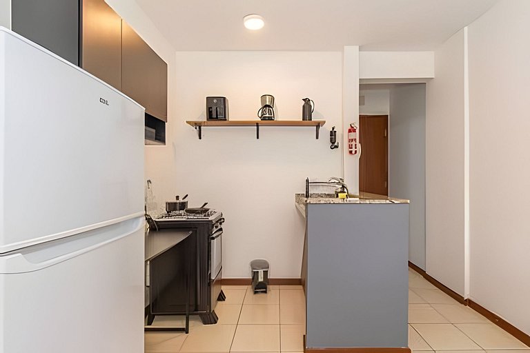Studio confortável c/ AC próximo ao Iguatemi