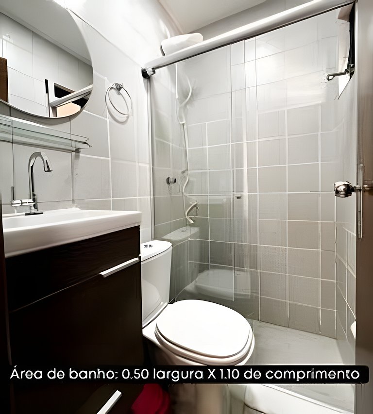 Studio espaçoso na Asa Norte - Ótima localização