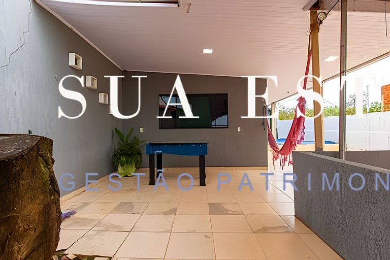 Casa do Naldo - lazer com piscina para até 12 pessoas