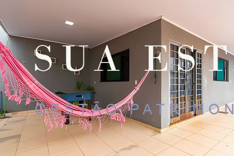 Casa do Naldo - lazer com piscina para até 12 pessoas