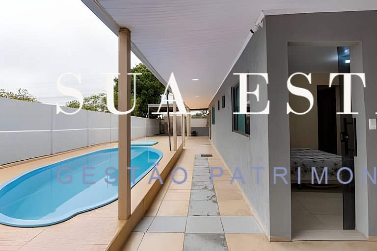 Casa do Naldo - lazer com piscina para até 12 pessoas