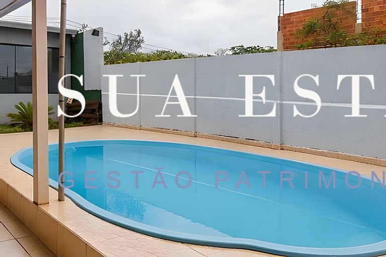 Casa do Naldo - lazer com piscina para até 12 pessoas